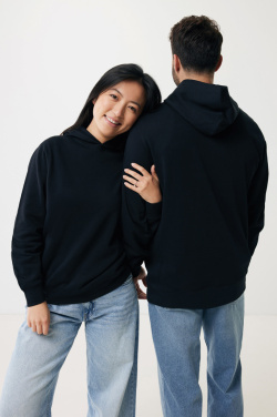 Logo trade promotional gift photo of: Iqoniq Yengo recycled cotton hoodie with sidepockets