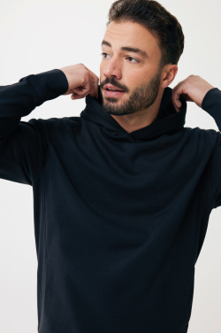 Logo trade promotional merchandise picture of: Iqoniq Yengo recycled cotton hoodie with sidepockets
