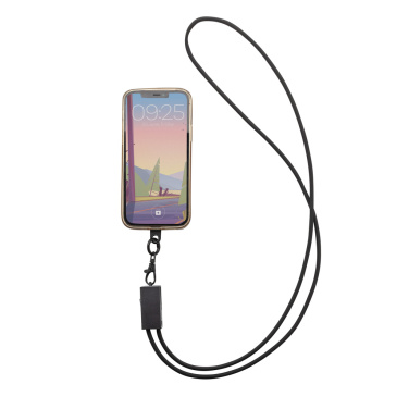 Logotrade promotional giveaway picture of: Terra RCS recycled PET phone cord with dual charge cable