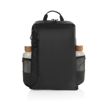 Logo trade promotional merchandise photo of: Lima Aware™ RPET water resistant 15.6 laptop backpack
