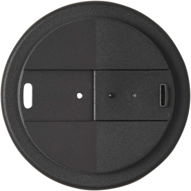 Logo trade business gift photo of: Americano® Eco 350 ml recycled tumbler with spill-proof lid