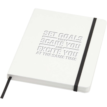 Logotrade promotional giveaways photo of: Holm A5 stone paper hard cover notebook with lined pages