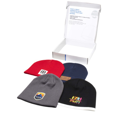 Logotrade promotional giveaway image of: Beanie sample box