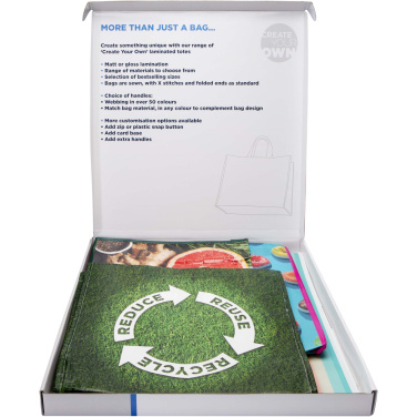 Logo trade promotional product photo of: Laminated totes sample box