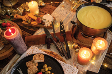 Logotrade advertising products photo of: BOSKA Cheese Knife Set Monaco+ Black