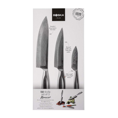 Logotrade corporate gifts photo of: BOSKA Kitchen Knives Monaco+, set of 3