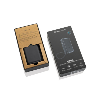 Logotrade promotional items photo of: Urban Vitamin Eureka hybrid GANcharger 10000mah powerbank65W