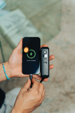 Logo trade promotional giveaways picture of: Urban Vitamin Eureka hybrid GANcharger 10000mah powerbank65W