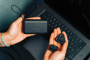 Logotrade advertising products photo of: Urban Vitamin Eureka hybrid GANcharger 10000mah powerbank65W