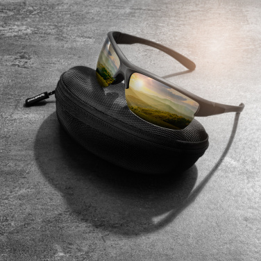 Logotrade promotional item picture of: Polarized sunglasses MANASLU Schwarzwolf