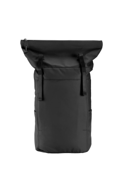 Logo trade promotional giveaway photo of: Rolltop backpack PEKTUSAN Schwarzwolf