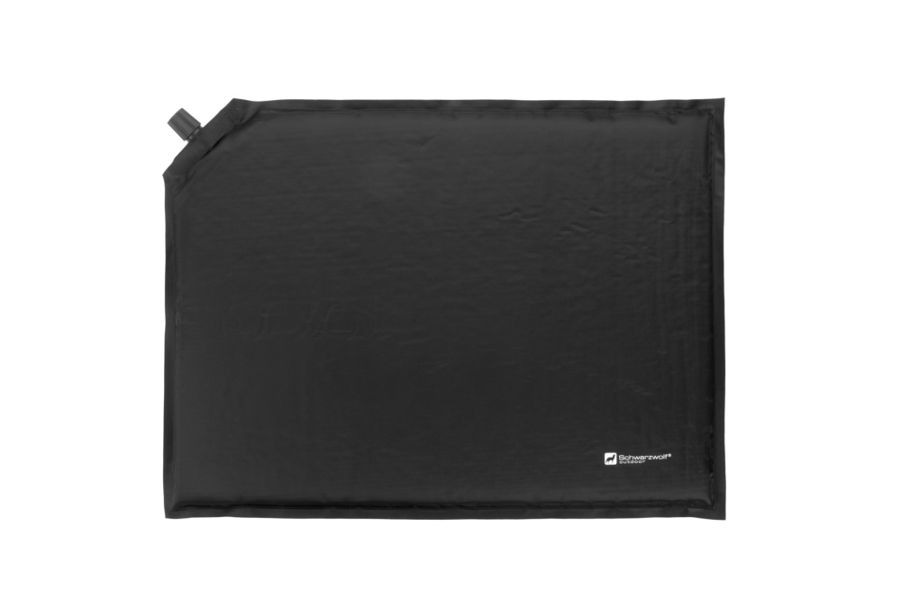 Logotrade promotional merchandise picture of: Inflatable cushion ANTERO Schwarzwolf