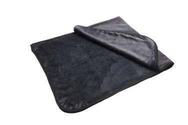 Logo trade promotional item photo of: Blanket and pillow 2 in 1 AMIATA Schwarzwolf