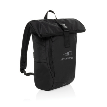 Logo trade promotional giveaway photo of: Swiss Peak Aware™ RPET Leonard 15.6 inch laptop backpack