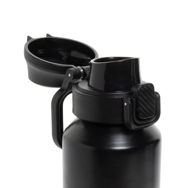 Logo trade business gifts image of: Via RCS Re-steel lockable sport bottle 600ML
