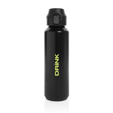 Logo trade promotional gifts image of: Via RCS Re-steel lockable sport bottle 600ML