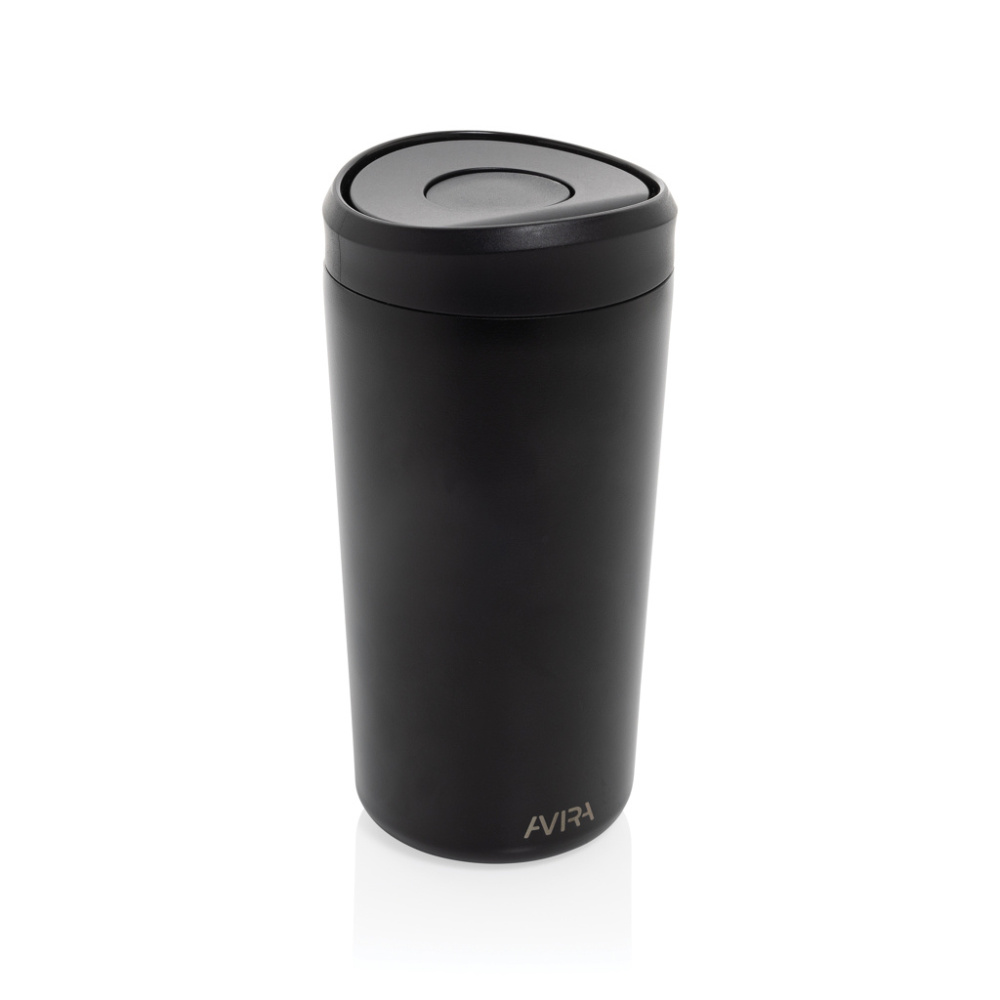 Logotrade promotional giveaways photo of: Avira Alix RCS re-steel click tumbler 400ML