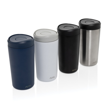 Logotrade promotional item image of: Avira Alix RCS re-steel click tumbler 400ML