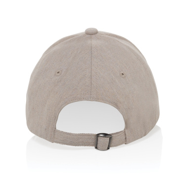 Logo trade advertising product photo of: Milo AWARE™ recycled heather 6 panel cap 200gr