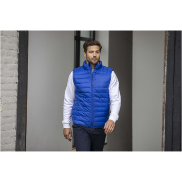 Logo trade corporate gift photo of: Pallas men's GRS recycled insulated bodywarmer