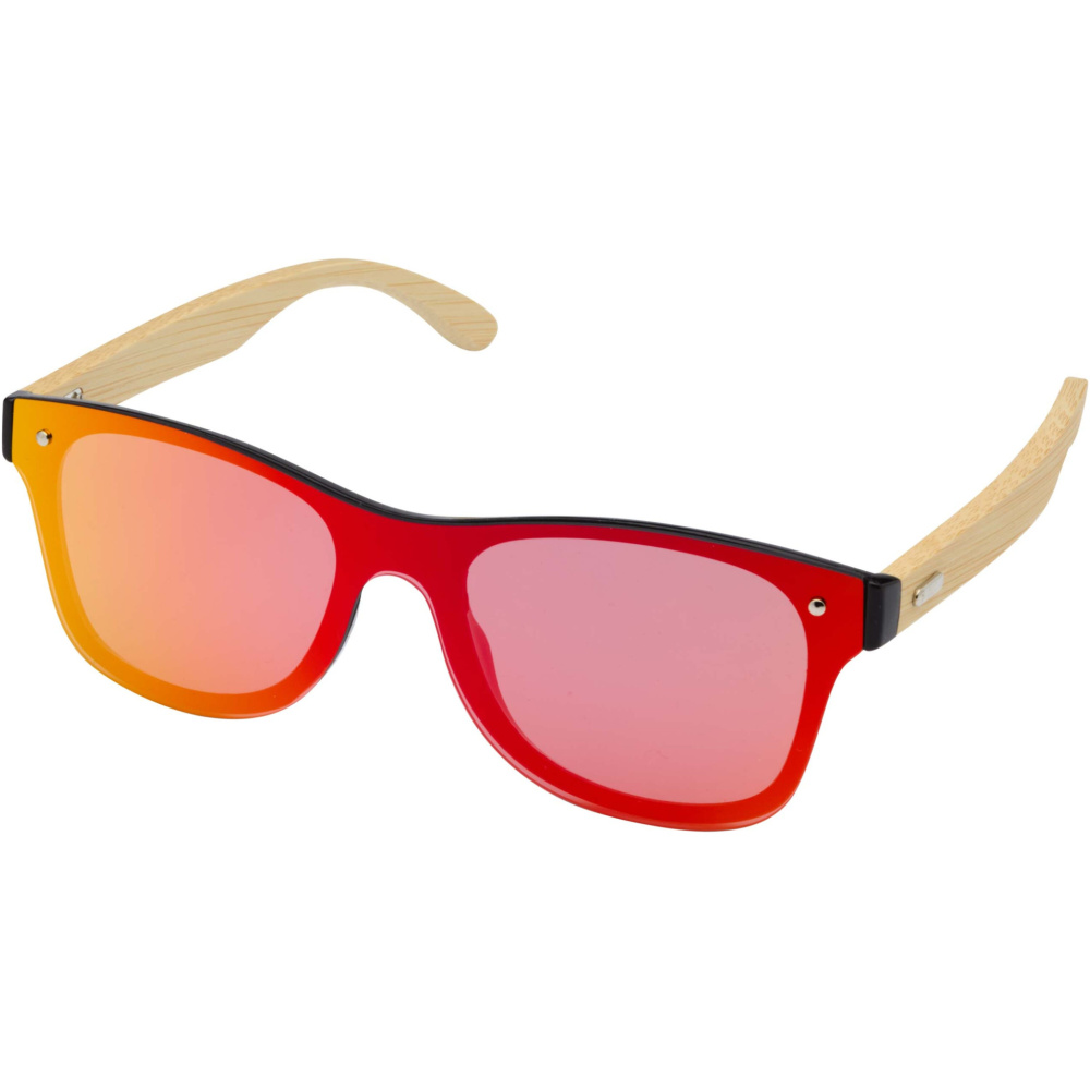 Logotrade advertising product image of: Tan sunglasses with bamboo temples