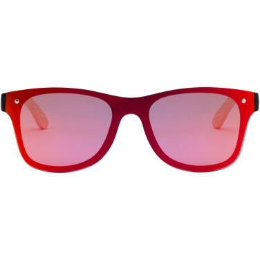 Logo trade promotional gifts image of: Tan sunglasses with bamboo temples