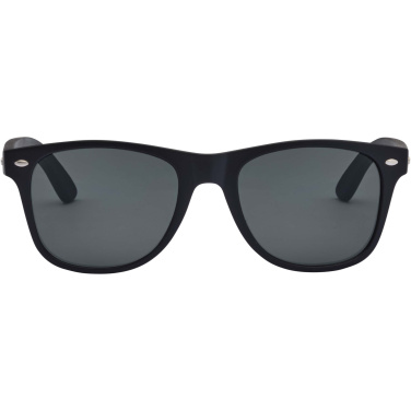 Logo trade promotional merchandise photo of: Arlo bamboo sunglasses with black coating