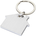 Nook house-shaped keychain, White