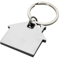 Nook house-shaped keychain, Solid black