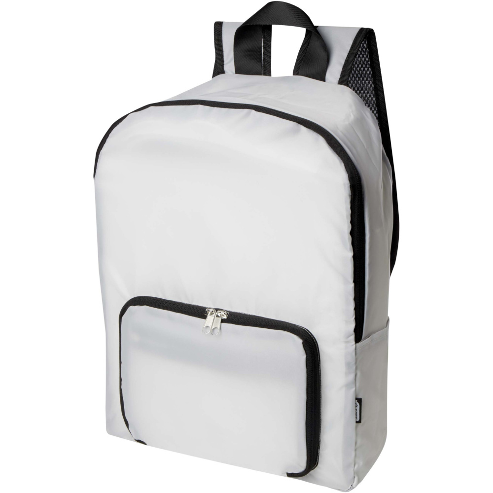 Logo trade promotional item photo of: EcoFold RPET foldable backpack 15L