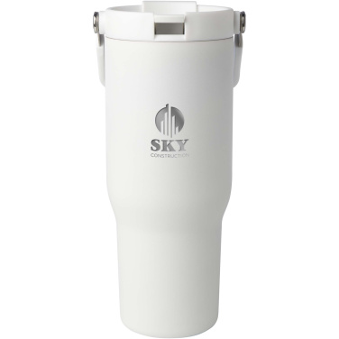 Logotrade business gift image of: Bronx 900 ml RCS recycled stainless steel copper vacuum insulated tumbler with dual function lid