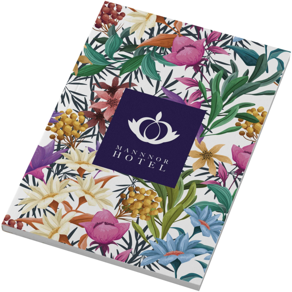 Logo trade promotional giveaways picture of: Novella Austen A6 soft cover notebook - 50 sheets