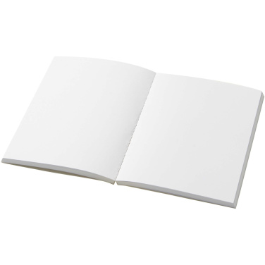 Logo trade promotional products image of: Novella Austen A6 recycled soft cover notebook - 100 sheets