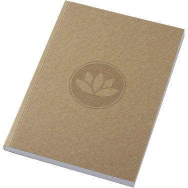 Logotrade promotional merchandise image of: Novella Austen A5 recycled soft cover kraft notebook - 100 sheets