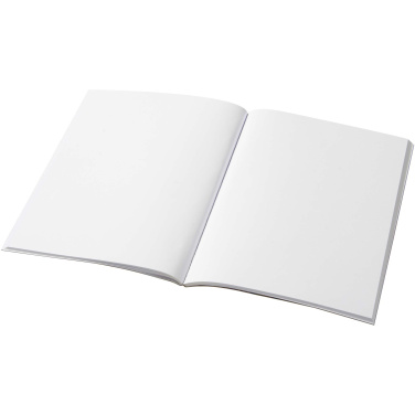 Logo trade promotional products image of: Novella Austen A5 recycled soft cover kraft notebook - 50 sheets
