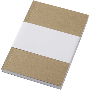 Logotrade advertising product image of: Novella Austen A6 recycled soft cover kraft notebook - 100 sheets