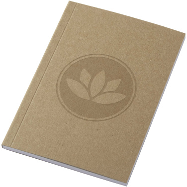 Logotrade business gift image of: Novella Austen A6 recycled soft cover kraft notebook - 50 sheets