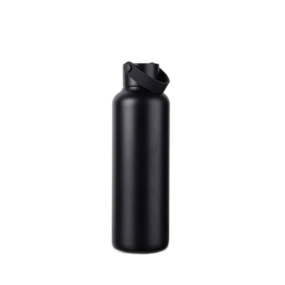 Logo trade advertising products image of: Baltimore RCS recycled SS bottle 600 ML