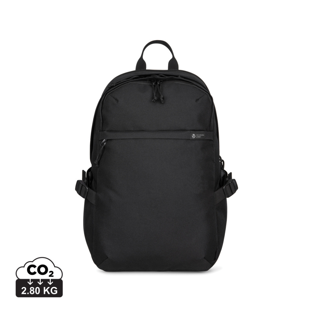 Logo trade advertising products image of: Renew AWARE™ rPET 15'' laptop backpack