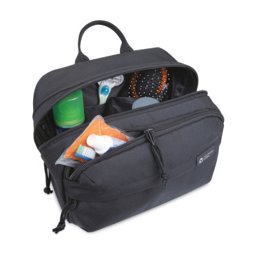 Logo trade business gift photo of: Renew AWARE™ rPET Toiletry Bag