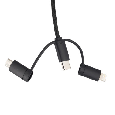 Logotrade corporate gift picture of: Cable 4in1 with illuminated logo - LH-ZM02