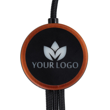 Logo trade corporate gifts image of: Cable 3in1 with illuminated logo - LH-ZM04