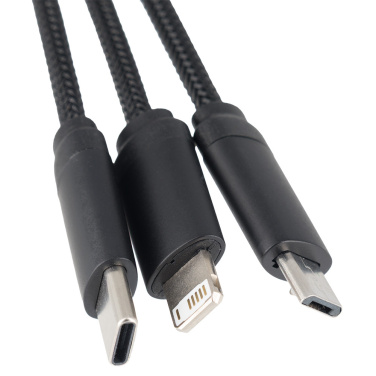 Logo trade corporate gifts picture of: Big cable 4in1 with illuminated logo - i5w