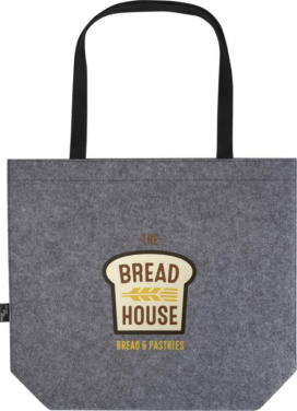 Logotrade business gift image of: Felta GRS recycled felt gusset tote bag 20L