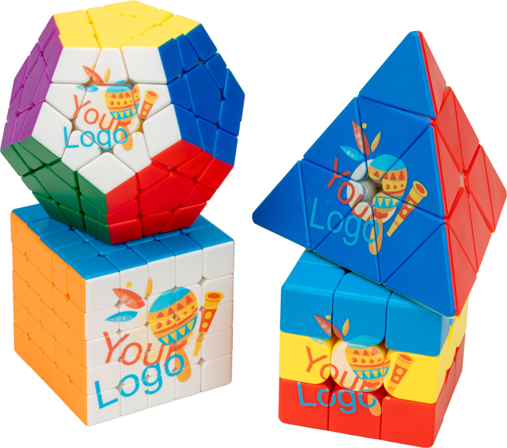 Logo trade corporate gifts image of: Cube - logic puzzle