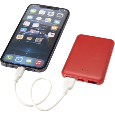 Logo trade corporate gifts picture of: Asama 5000 mAh Type-C recycled plastic power bank
