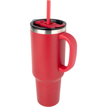 Logo trade corporate gifts picture of: Sydney 1200 ml copper vacuum insulated tumbler with straw