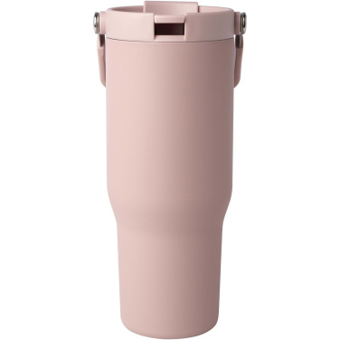 Logo trade corporate gift photo of: Bronx 900 ml RCS recycled stainless steel copper vacuum insulated tumbler with dual function lid
