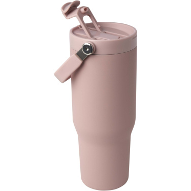 Logo trade promotional merchandise photo of: Bronx 900 ml RCS recycled stainless steel copper vacuum insulated tumbler with dual function lid