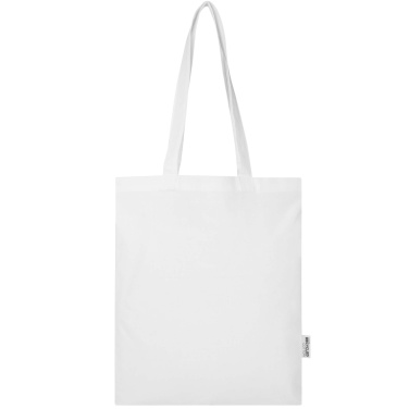 Logotrade promotional giveaway picture of: Madras Blend 140 g/m² GRS recycled cotton tote bag 7L